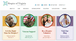 Desktop Screenshot of hospiceofvirginia.com
